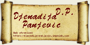 Đenadija Panjević vizit kartica